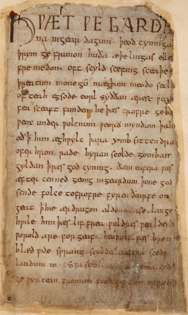 Ilustração relacionada ao épico Beowulf, narrativa medieval em que surge a figura de Grendel.