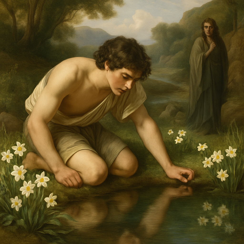 Narciso e o Espelho: A História do Jovem que se Apaixonou por Si Mesmo